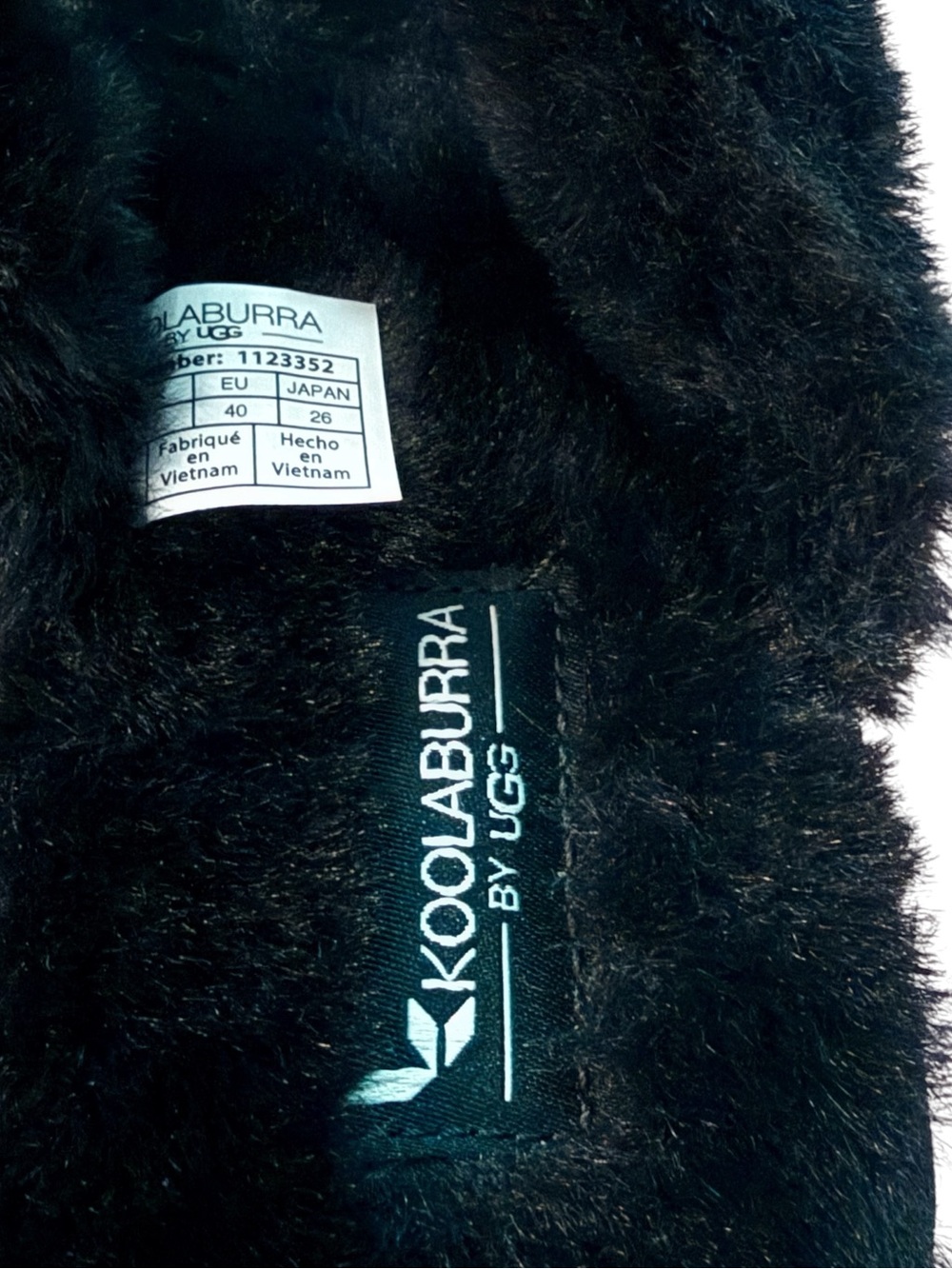 Koolaburra by UGG, Fuzz On, Slides Slippers Black, Women’s Size Size 9 - Picture 9 of 9